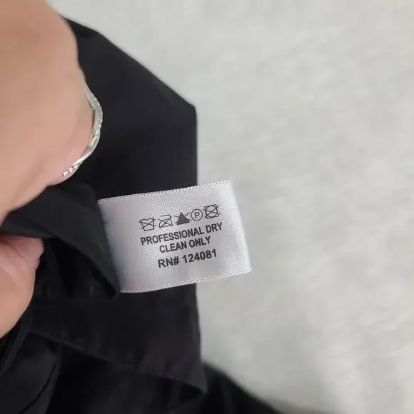 Proenza Schouler silk babydoll dress black Size 4 Preloved Excellent Whimisgoth - Picture 11 of 11